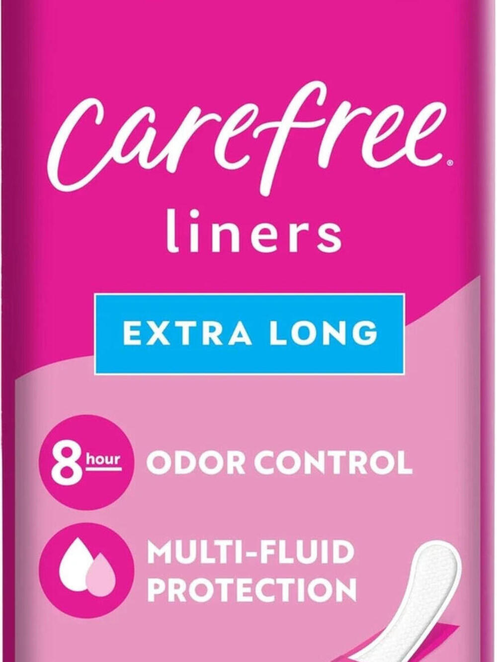 Carefree Panty Liners, Extra Long, 93 Count